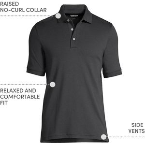 Camisa Formal de Manga Corta para Hombre FOXA, de Algodón Supima, Tejido Piqué Transpirable - Product Image 4