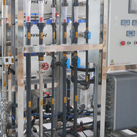 Système d'eau déionisée commercial de 1000 litres, filtre de précision RO EDI, machines de traitement d'eau ultrapure