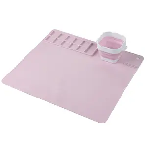 Tapete de silicone para pintura de fábrica Tapete de silicone fácil de limpar para crianças Tapete de desenho de silicone