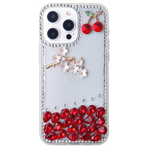 KINGSOUL Wildflower Ladies para PC Phone Case Plum Blossom Diamantes de lujo A prueba de golpes Brillo Decoración Luminoso KS1525 - Product Image 5