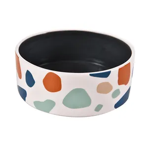 Terrazzo Elevated Dog Bowl  Dog bowls, Large dog bowls, Elevated dog bowls