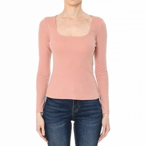Camiseta de Manga Larga de Algodón Personalizada para Mujer, Transpirable y Antibolitas, Estilo Casual - Product Image 3