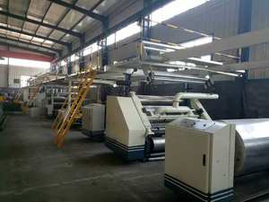 Wellpappenmaschine mit automatischem Papierrollenständer und Stapler - Product Image 3