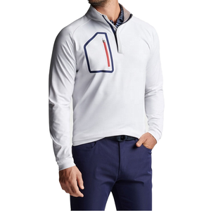 Chaquetas de golf con cremallera 1/4 de corte clásico Premium para hombre Sudaderas con capucha y sudaderas impresionantes - Product Image 1