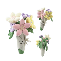 Bouquet de fleurs de dessin animé mignon Kawaii peluche Bouquet Simulation peluche jouet