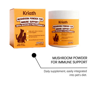 อาหารเสริมสำหรับสุนัข ผงเห็ด OEM สำหรับสุนัขและแมว ผงเห็ดออร์แกนิค 8 ชนิด ผสมโปรไบโอติกและสารเสริมภูมิคุ้มกันสำหรับสุนัข - Product Image 5