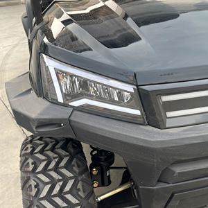 Carrito de golf eléctrico HLD, caja de carga con dosel de 2 plazas, batería de litio de 5kw y 72v, rango de 90km, Buggy de caza eléctrico chino, campo de golf - Product Image 3