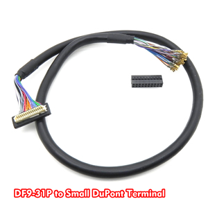 고품질 DF9-31P LCD 디스플레이 배선용 무압착 소형 듀퐁 터미널 (ARM 라즈베리 파이 디스플레이 신호선용) - Product Image 1