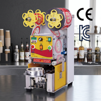 Machine à sceller automatique en acier inoxydable ET-899S pour gobelets à bulles en plastique/papier - Meilleur fournisseur de Taïwan