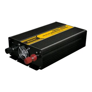 Inversor de potencia de onda sinusoidal modificada con cargador, 1000w, 12v, 24v, 48v a CA, 110v, 220v