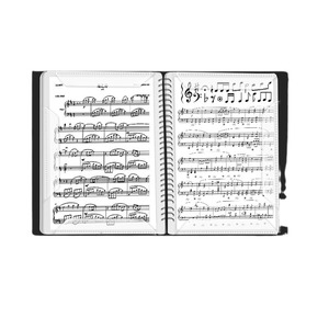 Maneyq Music Stand A4 60 <b>Sheets</b> <b>Transparent</b> Refillable Piano <b>Sheet</b> Holder - Product Image 2