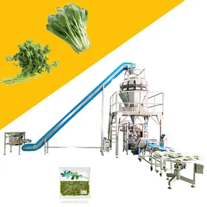 Fully automatic multihead weigher back sealing VFFS packaging machine for vegetable salad sea food package