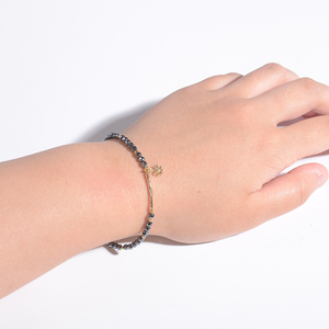 Mini pulsera de <span class=keywords><strong>hematita</strong></span> energía de sanación piedra cuentas de piedras preciosas brazalete de la pulsera - Product Image 5