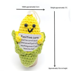 Juguetes de Peluche Tejidos a Mano con Energía Positiva, Muñecos de Patata Positivos con Tarjetas de Frutas y Verduras - Product Image 3