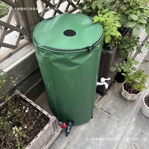 Collapsible Rain Barrel with Water Innet Filter Foldable Raintrap Diverter Sturdy PVC Garden Hydroponics Collection Storage Tank - Product Image 4