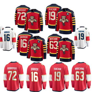 قميص هوكي الجليد الكلاسيكي الشتوي للرجال فلوريدا 2026 رقم 72 سيرجي بوبروفسكي، 19 ماثيو تيكاتشوك، 63 براد مارشاند، 16 ألكساندر باركوف - Product Image 1