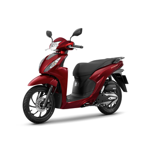 Moto automatique rouge premium 110cc, scooter urbain léger à essence, moteur refroidi par air, économique en carburant - Product Image 1