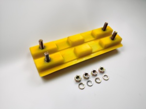 وسادة مسار عالية الجودة 260*120 مم لآلات تمهيد الأسفلت M2000/M1900/M1200، وسادة مشي بولي 2411111 لآلة تفريز الطرق - Product Image 5