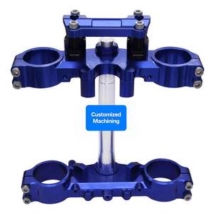 AS9100 IATF16949 Usinage CNC de haute qualité, triple arbres de direction de moto de qualité supérieure, triple arbres de direction en aluminium pour moto - Product Image 1