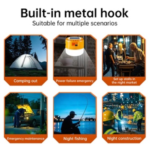 Bán buôn giá rẻ Giá sạc khẩn cấp cung cấp điện <span class=keywords><strong>LED</strong></span> ánh sáng hiển thị kỹ thuật số sạc Đèn năng lượng mặt trời cho cắm trại lều - Product Image 6