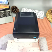 Printer Barcode Godex GE330 GE300 4 inci, Printer Label Thermal Transfer Desktop, Printer Resi/Label Pengiriman BPE300 BPE330, Printer Kantor
