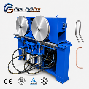Double-head pipe bending machine for playground equipment—used for <b>swing</b> <b>and</b> <b>slide</b> frames <b>and</b> outdoor park fitness equipment. - Product Image 1