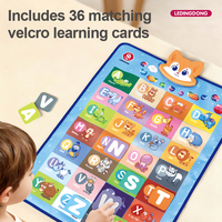 Jouets éducatifs personnalisés pour enfants, machines d'apprentissage électroniques, tableaux muraux interactifs en anglais ABC, affiches parlantes interactives
