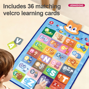 Juguetes Educativos Personalizados para Niños, Máquinas de Aprendizaje Electrónicas, Carteles de Pared con el Alfabeto Inglés, Pósters Interactivos del Alfabeto que Hablan - Product Image 3
