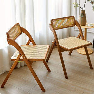 كراسي قابلة للطي مع كرسي قماشي صلب وقابل للتكديس وتجميع للضيوف في المطبخ والمكتب وحفلات الزفاف والحفلات - Product Image 5