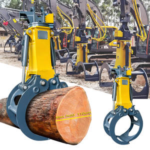 Garra para Madera XUVOL para Camiones Cargadores, Garra Giratoria para Madera de 20-30 Toneladas para Excavadoras, Garra Hidráulica Giratoria para Madera Forestal - Product Image 2