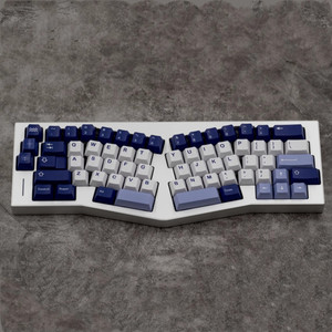 Aquarius <span class=keywords><strong>Klein</strong></span> Blue Keycap 142 Tasten Set PBT Sublimation Kirsch profil Keycaps 6.25U 7U Leertaste für mechanische Tastaturen - Product Image 1