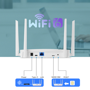 Thiết Kế Mới Kuwfi 10 Người Dùng Trong Nhà Wifi Hotspot Router 4G LTE Nano Sim Thẻ Wifi6 4G Router Với 100Mbps Cổng - Product Image 4