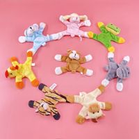 Jouet en peluche mignon, autocollant pour réfrigérateur, singe en peluche, aimants pour réfrigérateur, décoration, cadeau, aimant pour réfrigérateur en peluche, jouets animaux
