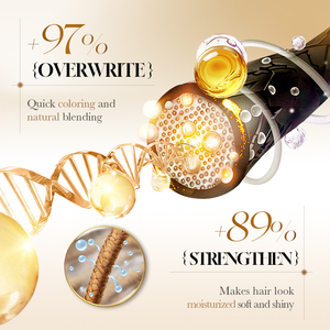 SADOER Fornitura Diretta dalla Fabbrica Shampoo Colorante per <span class=keywords><strong>Capelli</strong></span> all'Olio di Argan Marrone Castagna Facile <span class=keywords><strong>da</strong></span> Usare Copertura Rapida dei <span class=keywords><strong>Capelli</strong></span> Grigi 25ml X 10pz Confezione - Product Image 4