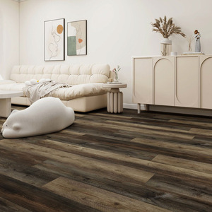 Lantai Vinyl Plank PVC LVT Tahan Air Perekat Tempel dari Gudang AS, Lantai Hibrida Motif Kayu, Lantai LVP - Product Image 3