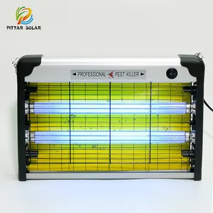 High effective Indoor Electrical Bug Zapper with glue board Uv Light 20 W Attract Electric sticky paper Mosquito Killer Lamp