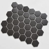 Carrelage mosaïque hexagonal en céramique blanche, matériel de salle de bains, carreaux décoratifs, blanc mat, offre spéciale