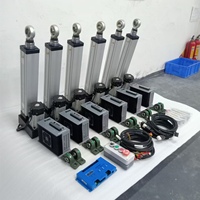 Simulador de Carreras Tela DIY TSIM-4DOF+TL para el Hogar, Plataforma de Movimiento, Construcción de Aluminio, Capacidad de 127 kg, Carreras para 2 Personas