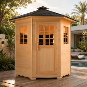 Gazebo de Madera de Lujo HG, Personalizado, OEM, ODM, para Exteriores, para Jardín, Patio Trasero, Villa, Resort, Hotel - Product Image 2