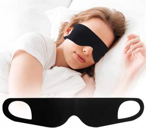 Zero Pressure Sleep <strong>Mask</strong> Lightweight Breathable Block-out <strong>Eye</strong> <strong>Mask</strong> for Sleeping with Ear Hanging Elastic Strap for <strong>Men</strong> Women - Product Image 2