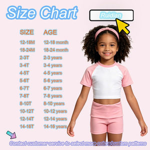 Ensemble short doux à revers pour bébés filles, short ultra doux à revers pour enfants, ensemble 3 pièces de shorts pliés pour jeunes filles - Product Image 2