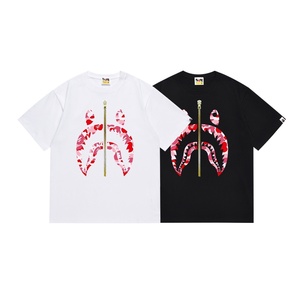 เสื้อยืดผู้ชาย A Bathing Ape สีขาว ผ้าฝ้าย 100% - Product Image 3