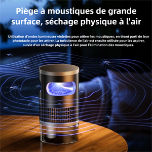 Lampe <span class=keywords><strong>anti</strong></span>-moustiques à semi-conducteurs, aspiration turbo silencieuse, piège UV écologique, portable <span class=keywords><strong>USB</strong></span> pour chambre et salon - Product Image 3