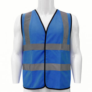 Gilet de sécurité haute visibilité CITICITY Classe 2 en polyester léger pour travaux de construction, jaune, avec réflecteurs, logo personnalisé - Product Image 4