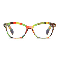 Nouvelles lunettes de lecture anti-lumière bleue multicolores tendance 2026, montures à charnière à ressort haute définition pour grands visages
