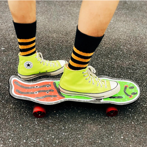 Tabla de Skateboard Profesional de Madera de Arce Canadiense, Diseño Cruiser Fish, con Gráficos de Alta Calidad - Product Image 5