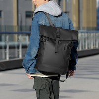 Mochila Enrollable de Alta Calidad para Viajes de Negocios, Impermeable, Expandible, de Gran Capacidad, Informal, para Portátil, Venta al Por Mayor