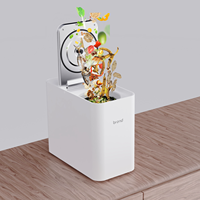 Composteur domestique électrique à double filtration d'air en acier inoxydable, prix d'usine, sur mesure