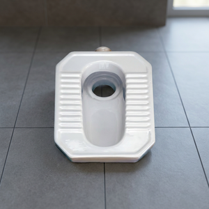 Produit de salle de bain en céramique sanitaire en porcelaine blanche MD, cuvette de toilette à la turque moyenne et profonde, prix bas du fabricant, bonne qualité d'exportation - Product Image 2