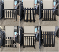 Clôture de sécurité élégante pour chevaux, sans rouille, revêtement poudré, en aluminium, à lattes horizontales, service de modélisation 3D